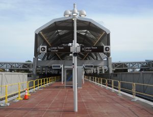 Largo Town Center signs at Silver Line Metrorail