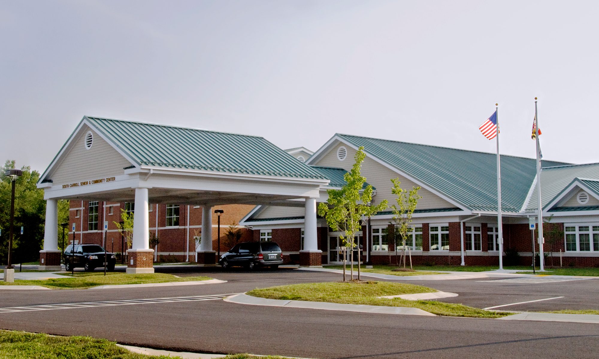 Exterior of South Carroll Senior and Community Center