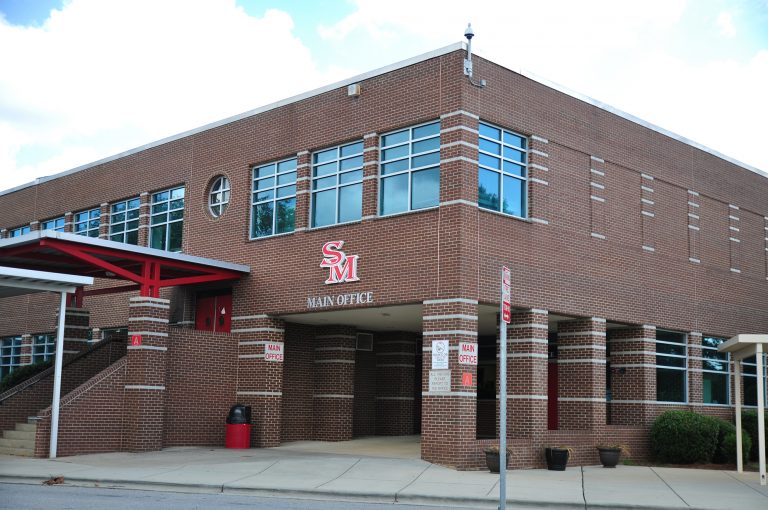 Exterior of South Mecklenburg High School