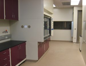 Interior of USACE Analytical Chemistry Lab