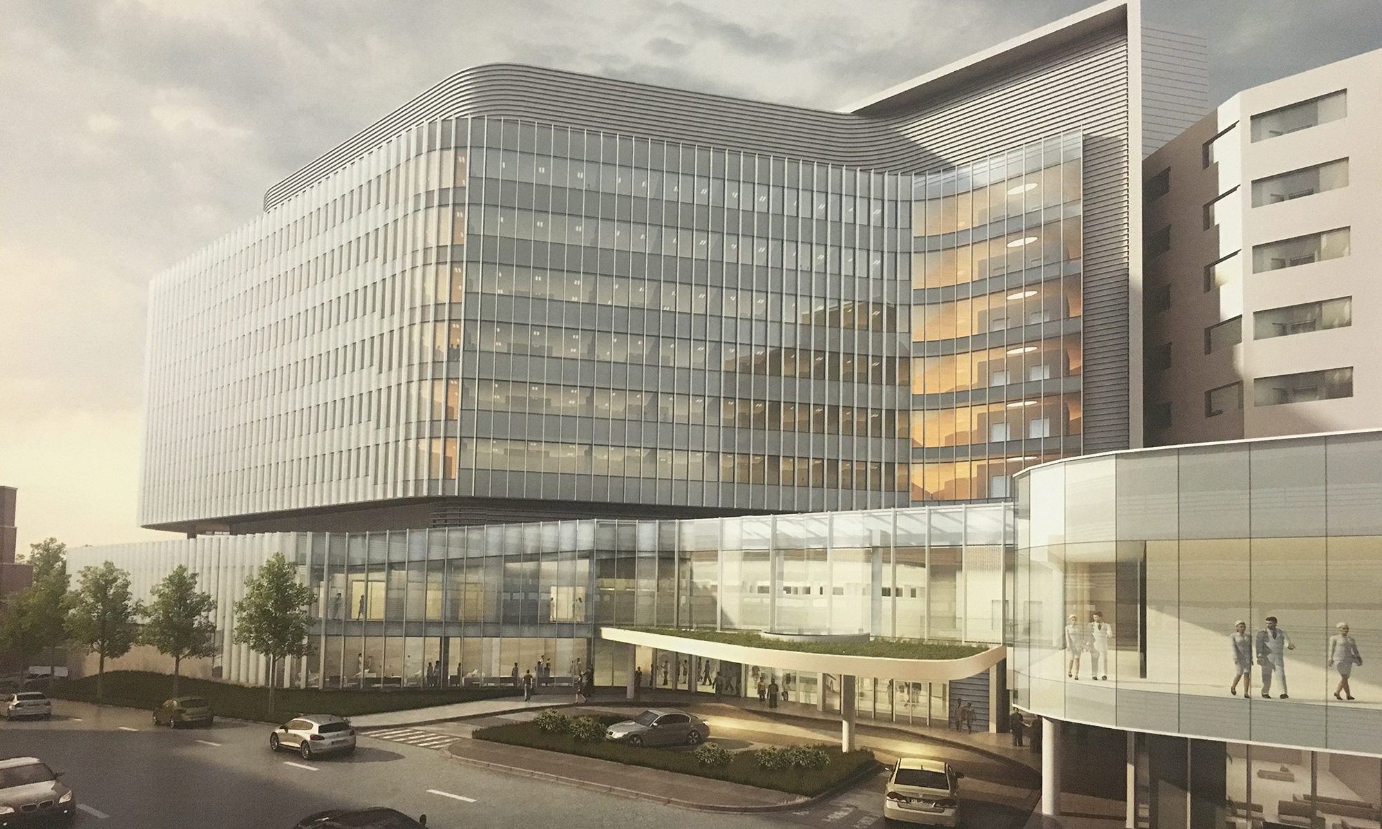 UVA University Hospital expansion rendering