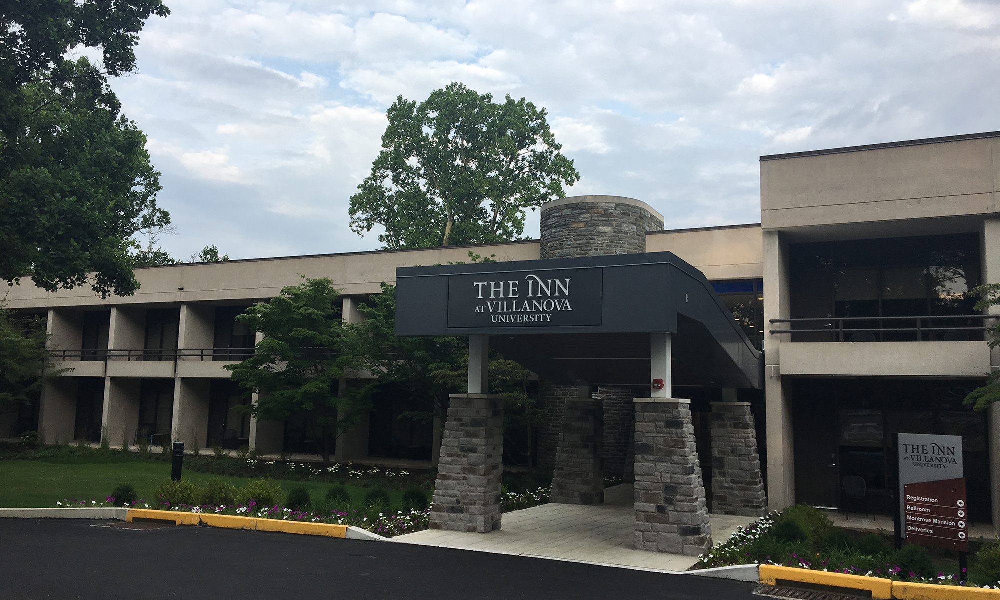 Exterior of The Inn At Villanova University