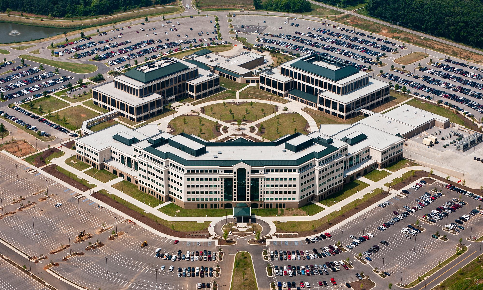Aerial view of Von Braun Complex