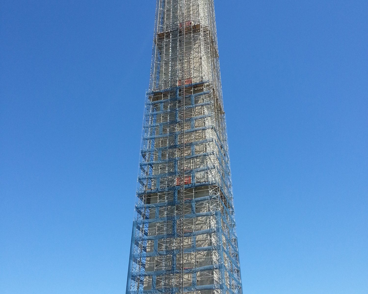 Construction of Washington Monument