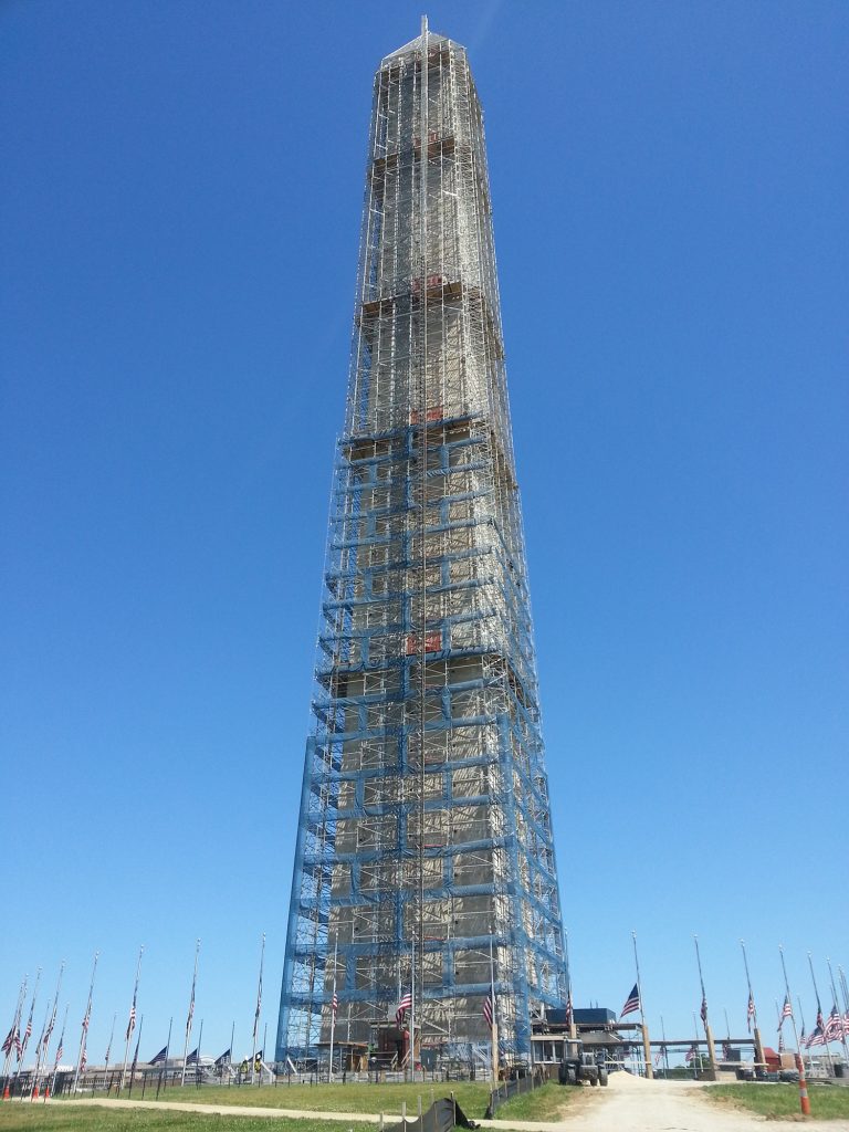 Construction of Washington Monument