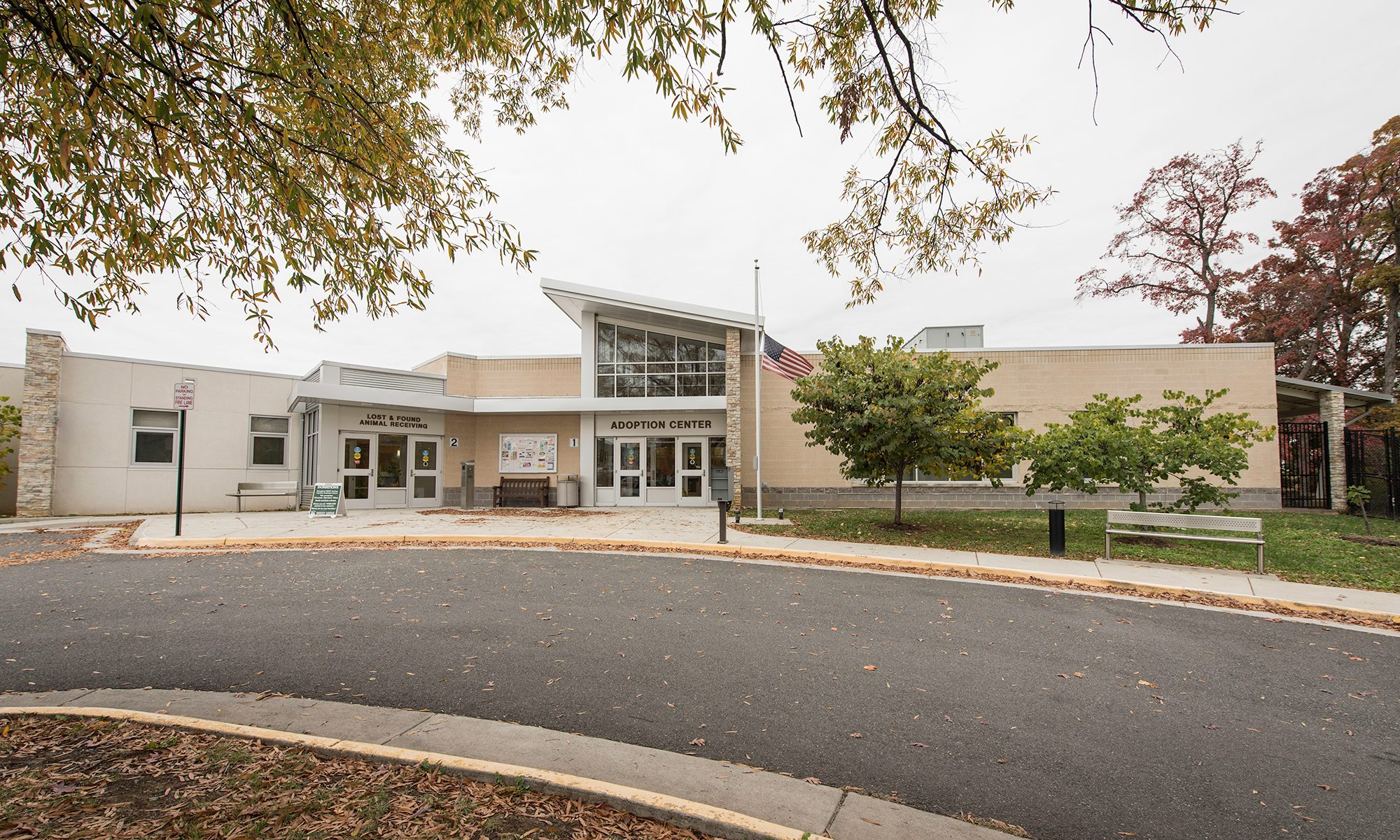 Exterior of West Ox Animal Shelter