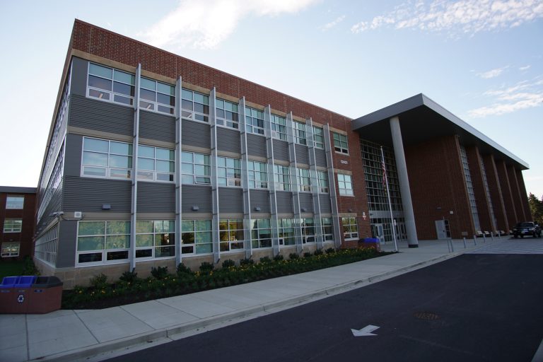 Exterior of Wheaton High School