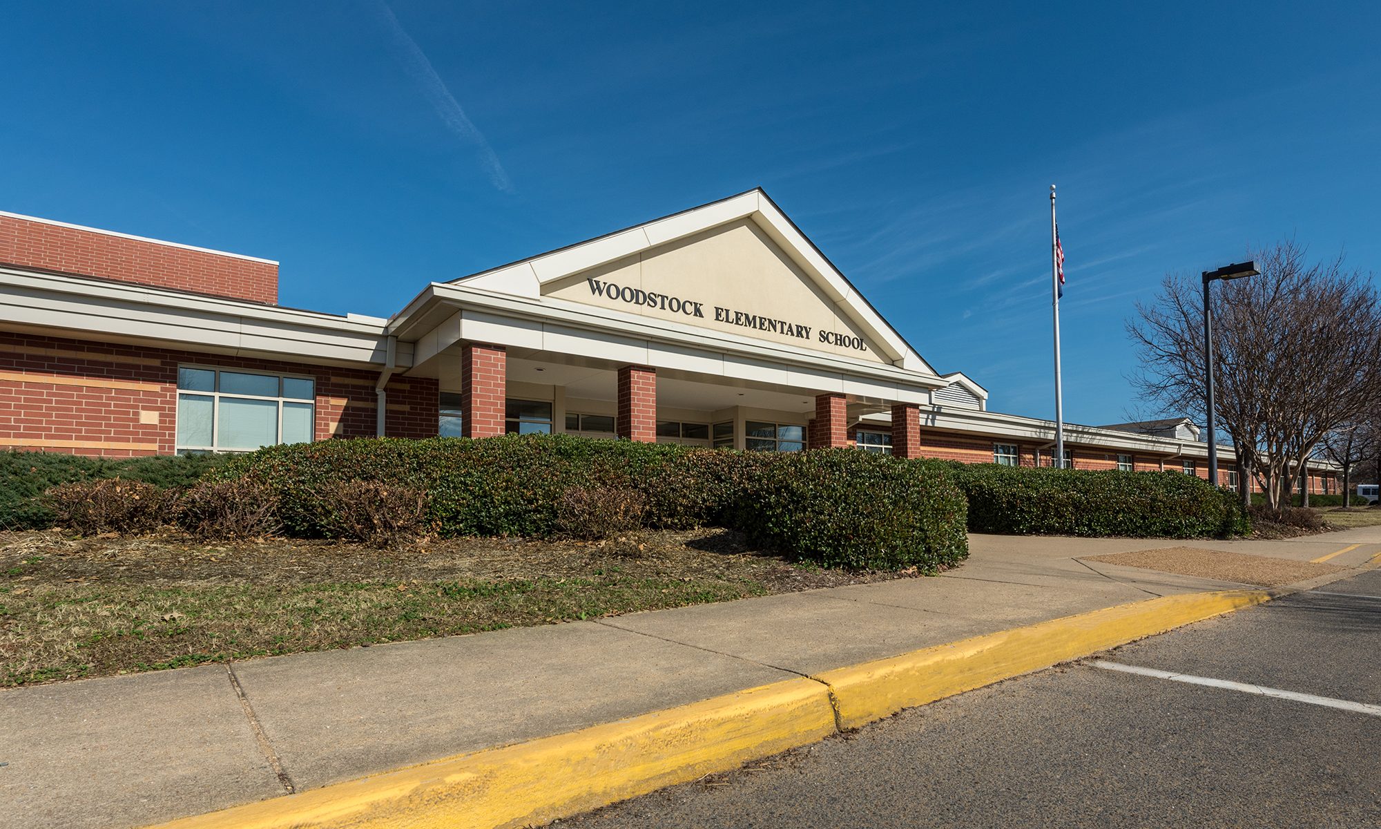 Exterior of Woodstock Elementary School