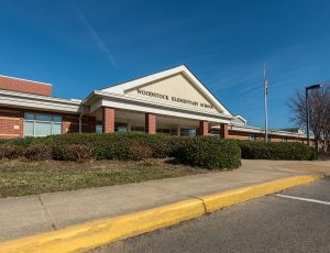 Exterior of Woodstock Elementary School