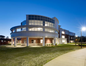 Exterior of James Blair Middle School