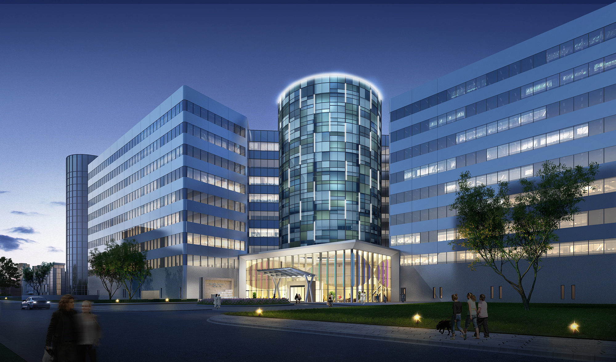 Rendering of Inova Schar Cancer Institute