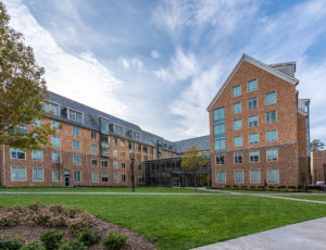 Exterior of Duke Hollows Residence Halls