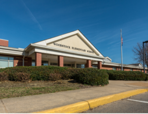 Exterior of Woodstock Elementary School