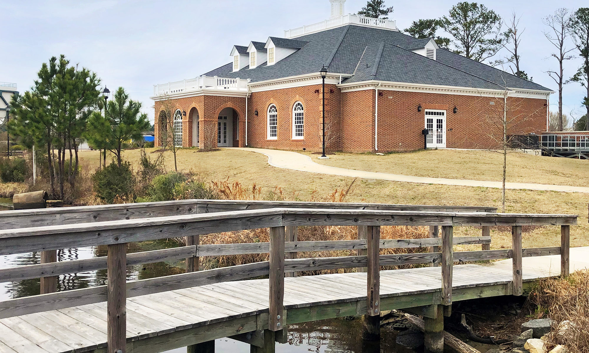 Exterior of Great Bridge Visitor Center