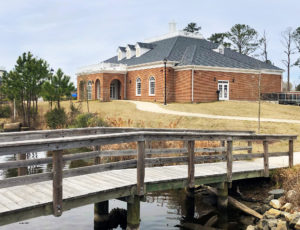 Exterior of Great Bridge Visitor Center