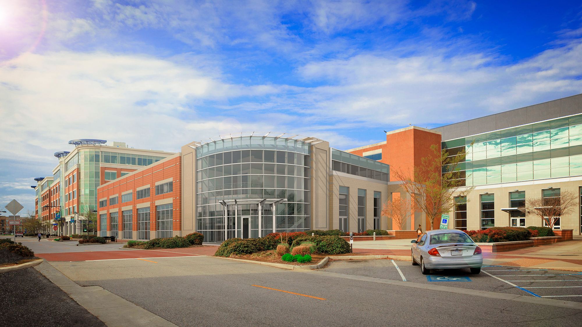 Exterior of Basketball Operations Center at ODU