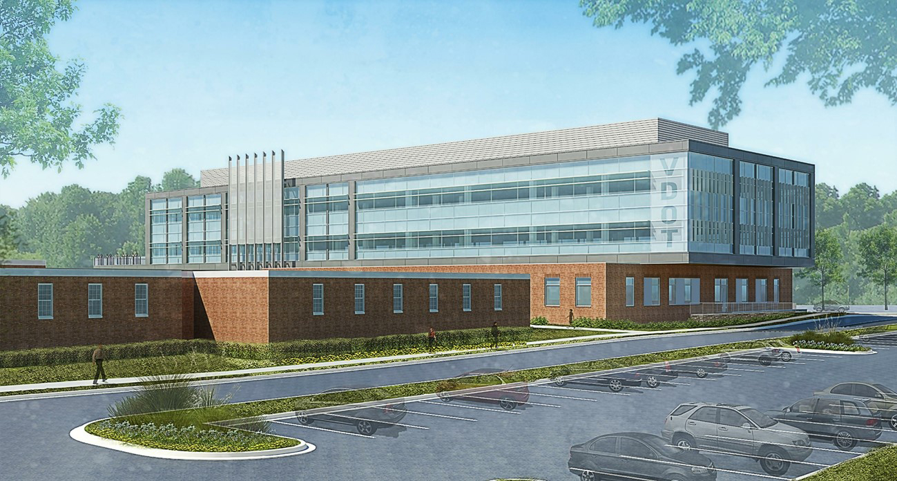 Rendering of VDOT/VSP Joint Safety Operations Center