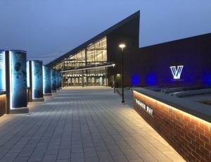 Exterior of Finneran Pavilion at Villanova University