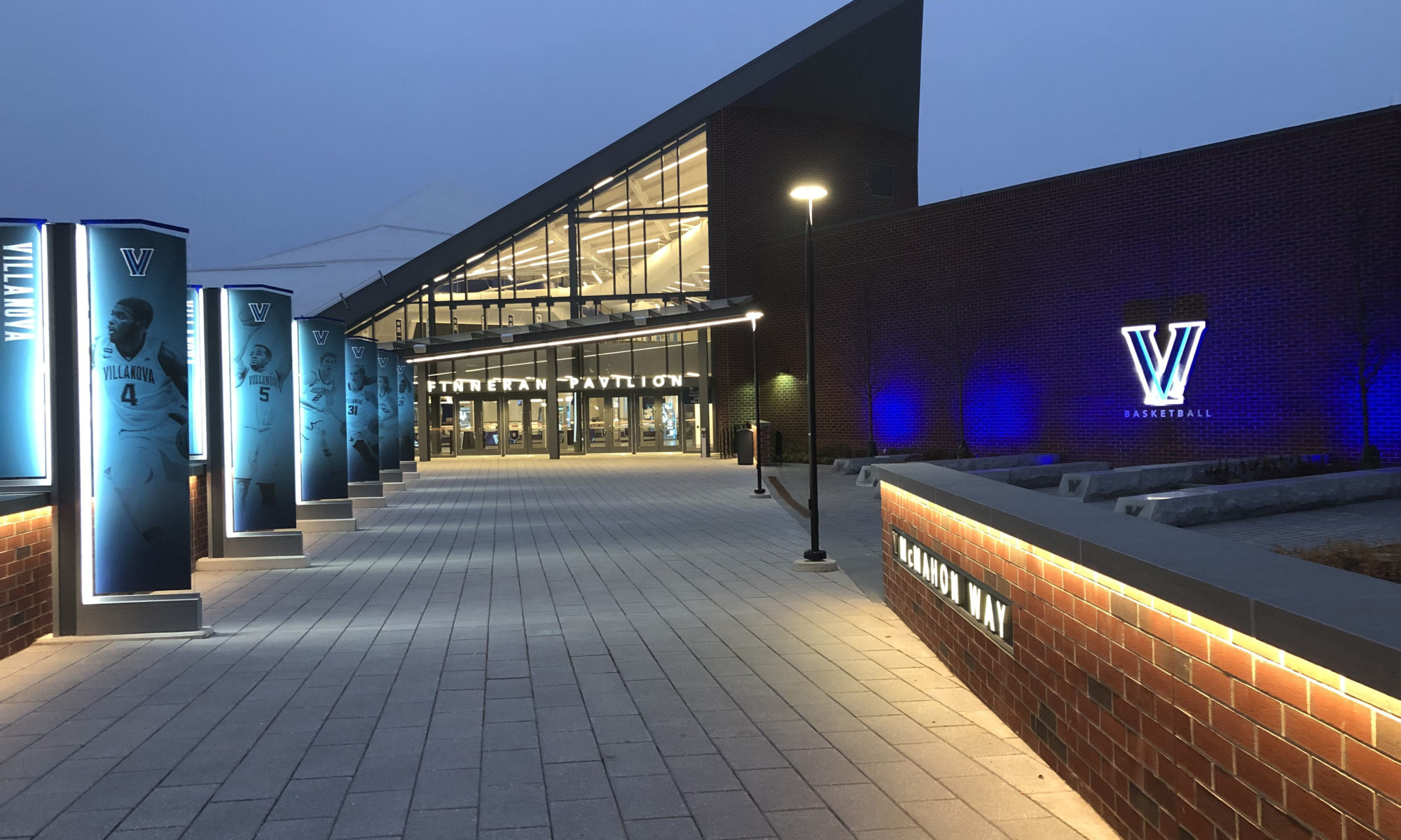 Exterior of Villanova Pavilion