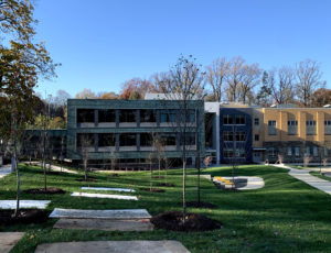 Exterior of Dorothy Hamm Middle School