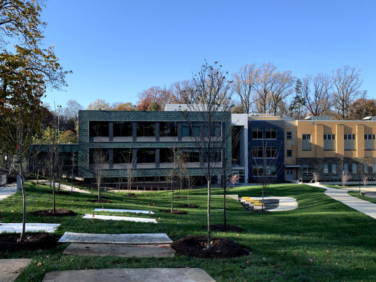 Exterior of Dorothy Hamm Middle School