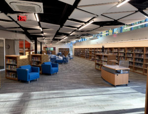 Library at Dorothy Hamm Middle School