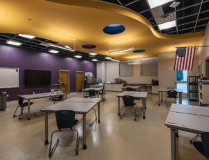 Classroom at Manchester Middle School