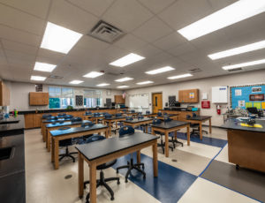 Classroom at Manchester Middle School