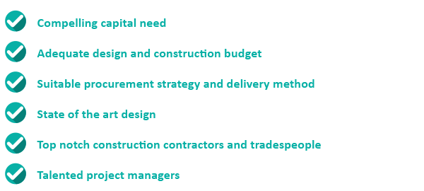List of six reasons why partnering is needed in construction