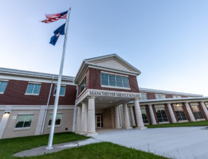 Exterior of Manchester Middle School