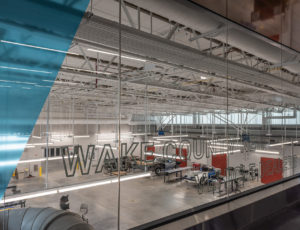 View of a lab at the Hendrick Center for Automotive Excellence