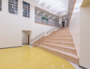 Staircase inside York Elementary School