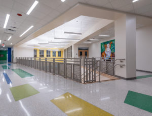 Hallway inside York Elementary School