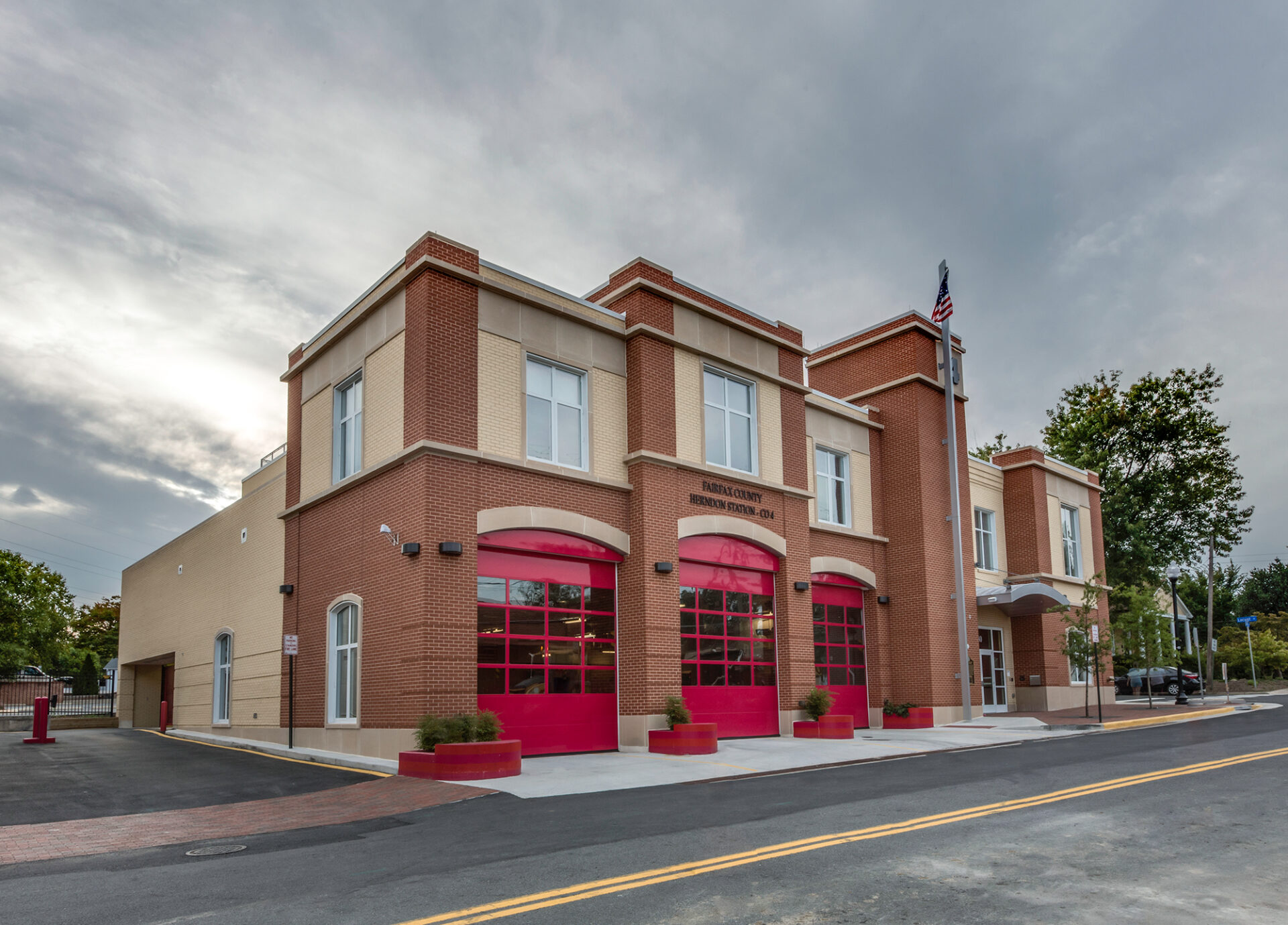 Exterior of Herndon Fire Station